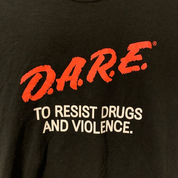 Dare “ Resist to Drugs and Violence” Tee - Picture 1 of 3
